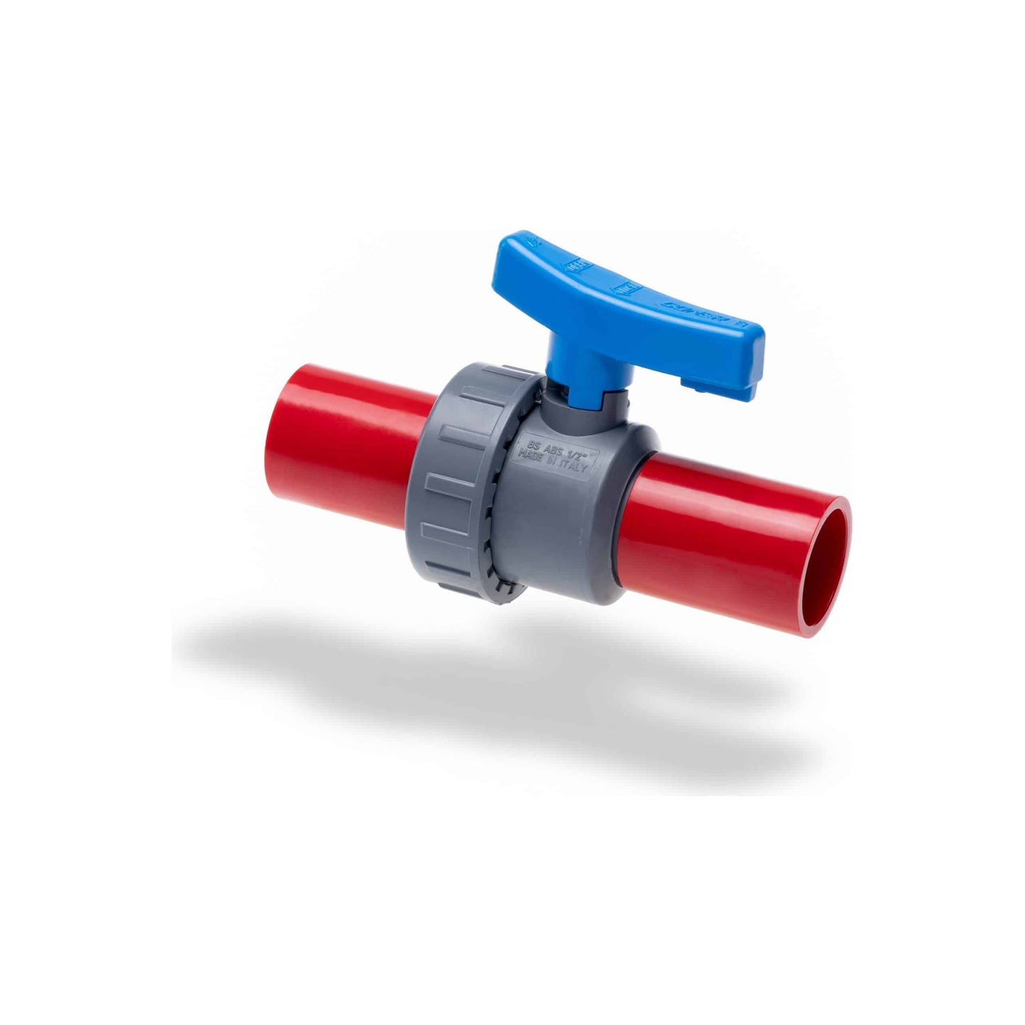 Abs Rood 25mm 1WV/Inline afsluitklep