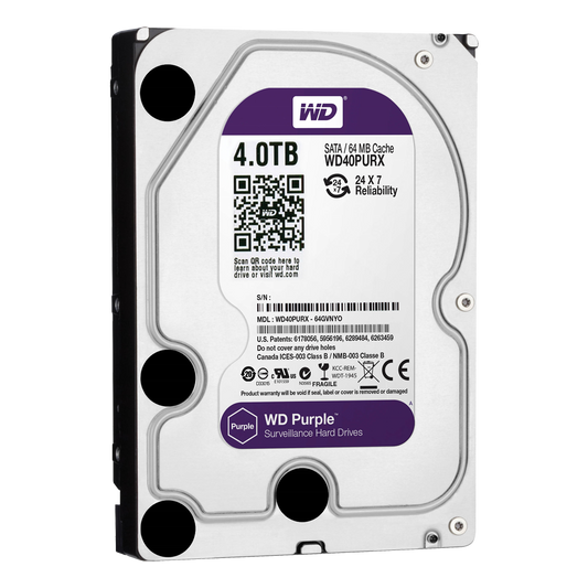 WD Purple Security Harde Schijf 4 TB