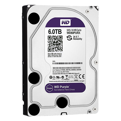 WD Purple Security Harde Schijf 6 TB