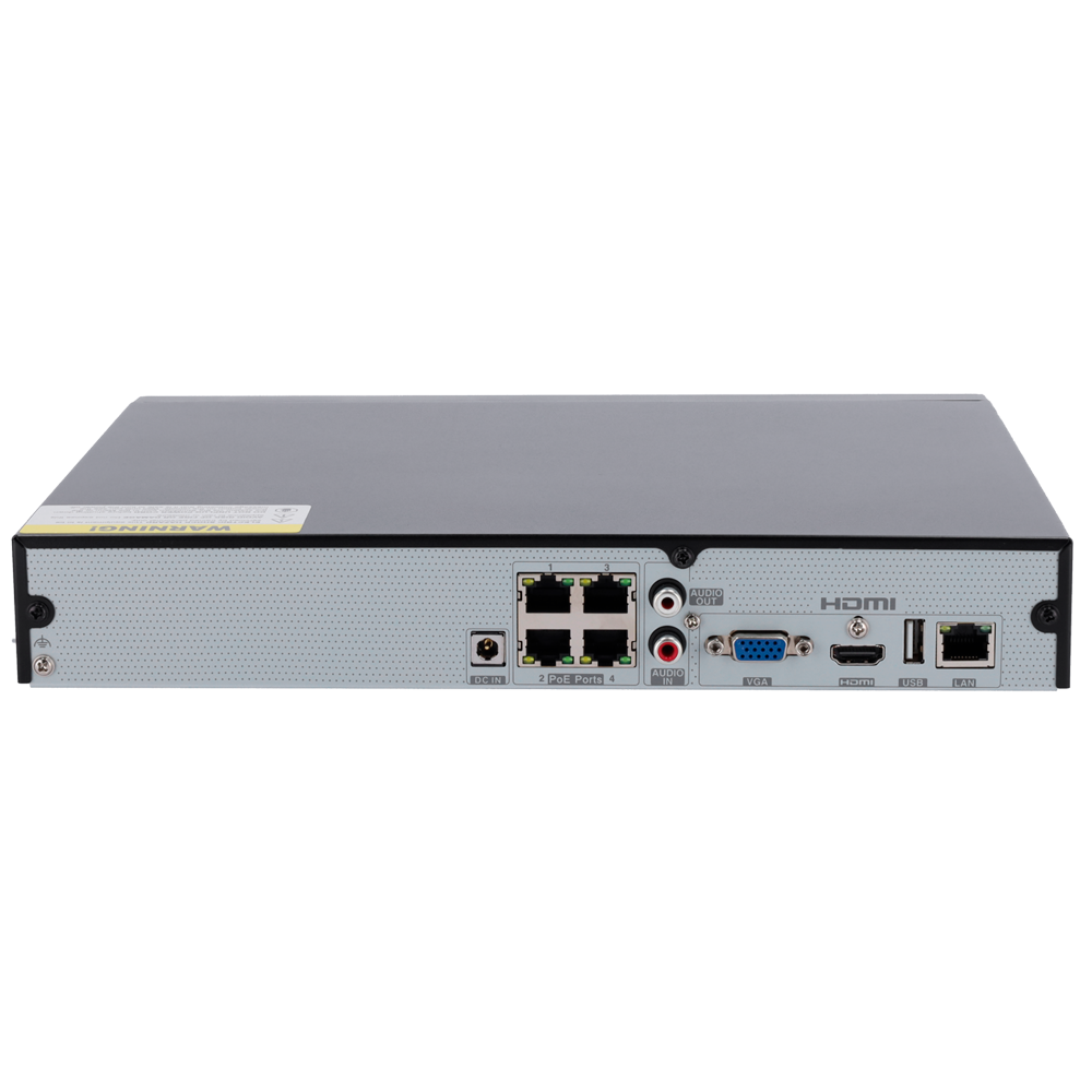 Safire 4 kanaals IP camerarecorder met POE