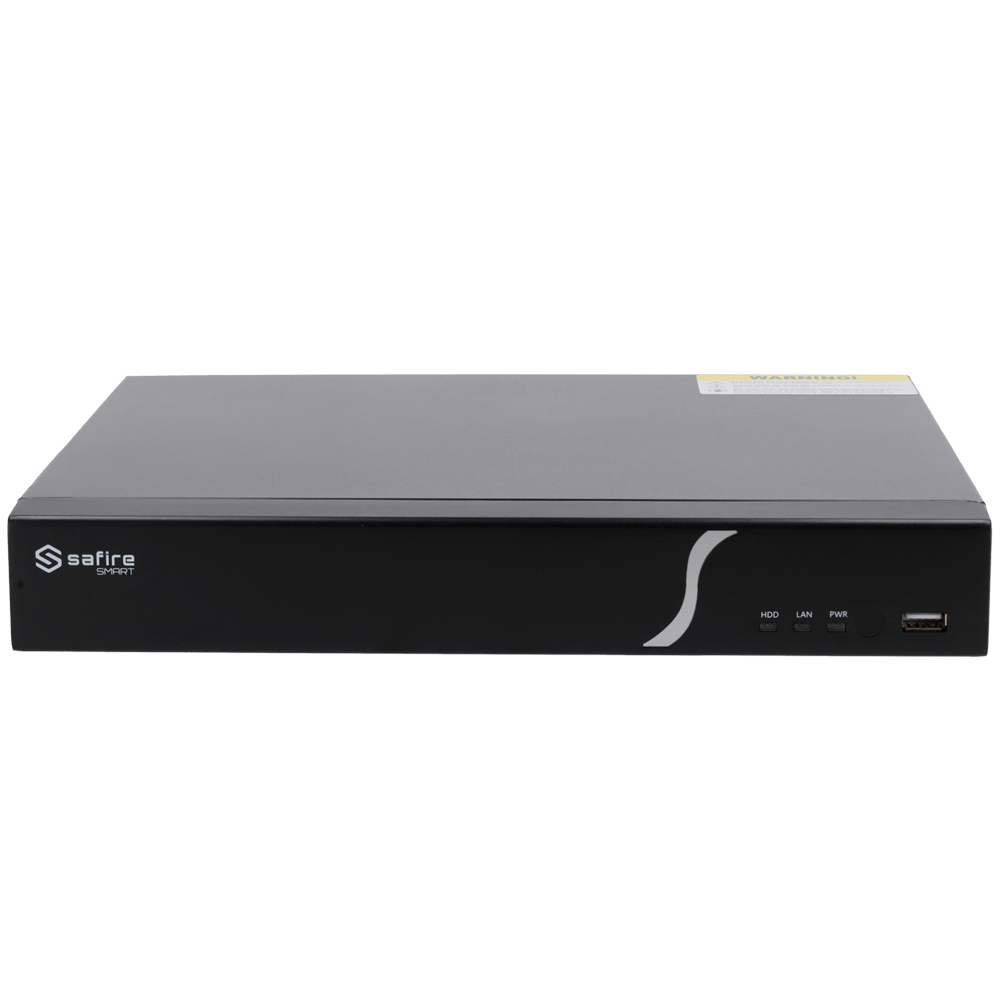 Safire 4 kanaals IP camerarecorder met POE