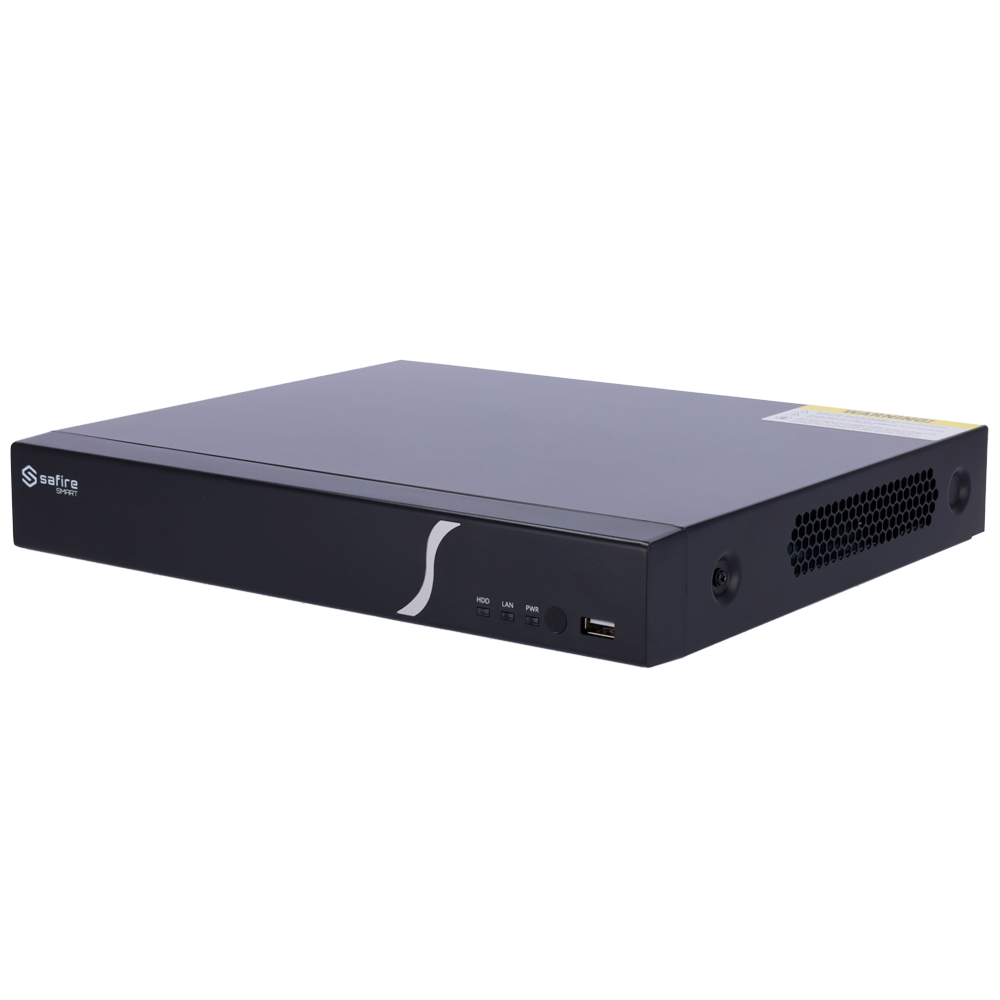 Safire 4 kanaals IP camerarecorder met POE
