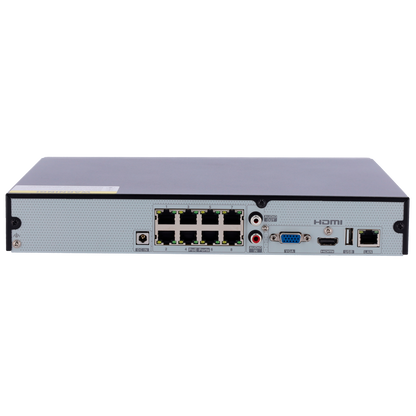 8 kanaals IP camerarecorder met POE