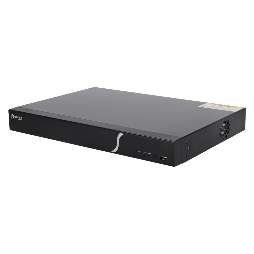 16 kanaals IP camerarecorder met POE