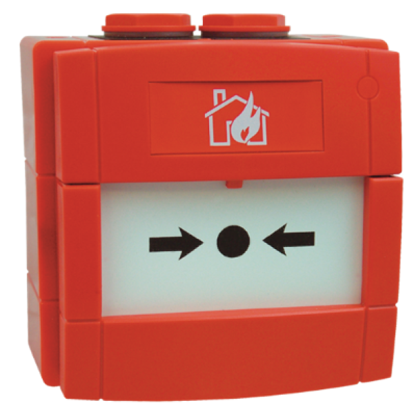 KAC Handbrandmelder IP67 rood WCP3A
